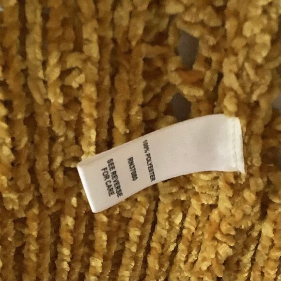 Mustard Yellow Chunky Knit Casual Autumn Fall Cozycore Comfy Open Vest XS - Picture 5 of 8